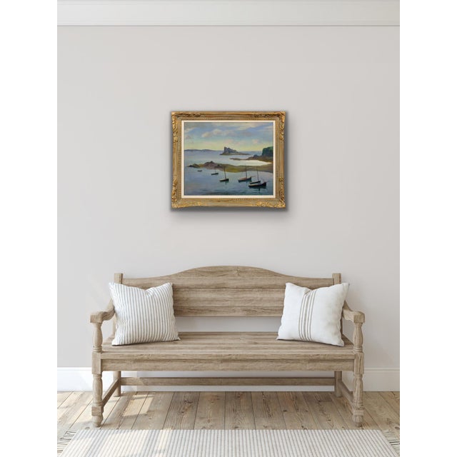 Louis Suire, The Gulf of Morbihan, Brittany, 1927, Oil Painting, Framed For Sale - Image 16 of 18