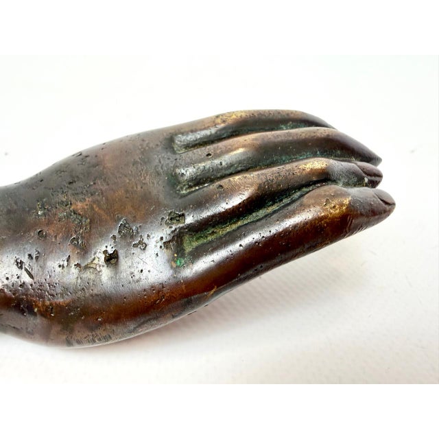Antique Females Hand in Bronze Paperweight, 19th Century For Sale - Image 9 of 12