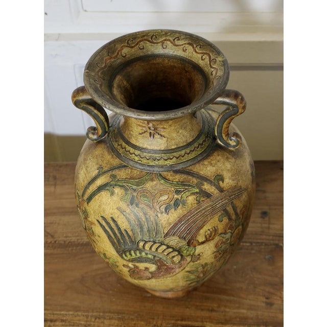 Vintage Italian Vase with Dragons, 1950s For Sale - Image 6 of 8