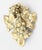 A lovely antique brass grapevine door knocker. This fine door knocker is well cast and heavy, decorated with a grape...