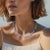 Kunzite Angelite Lapis Half Moon Necklace -by Bombyx House For Sale - Image 9 of 10