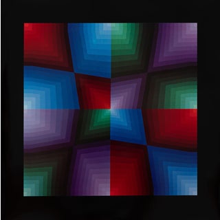 Victor Vasarely, PAUK, Etching For Sale