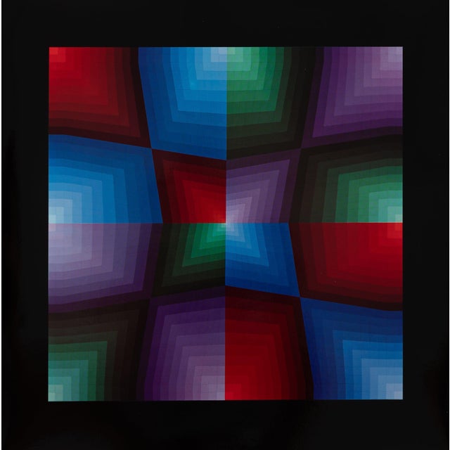 Victor Vasarely, PAUK, Etching For Sale