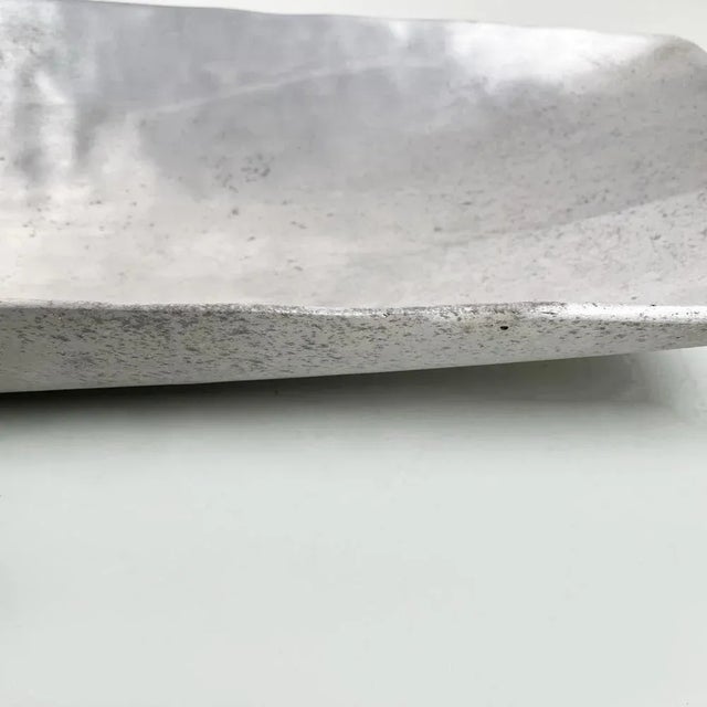 Metal Italian Postmodern Rectangular Rounded Centerpiece Metal from Maoli, 2000s For Sale - Image 7 of 11