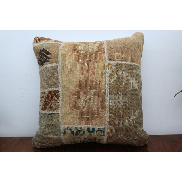 1960s Turkish Decorative Pillow Cover - 19.5"x19.5" For Sale - Image 5 of 10