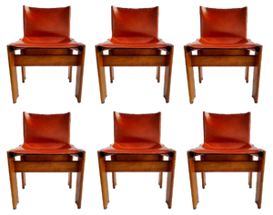 Monk Chairs by Scarpa for Molteni, Set of 6