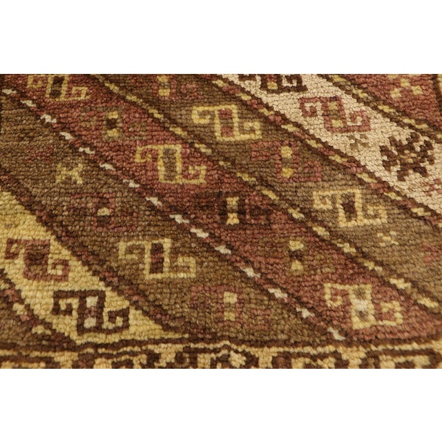 Vintage Turkish Yastik Rug - 01'08 X 02'07 For Sale - Image 4 of 8