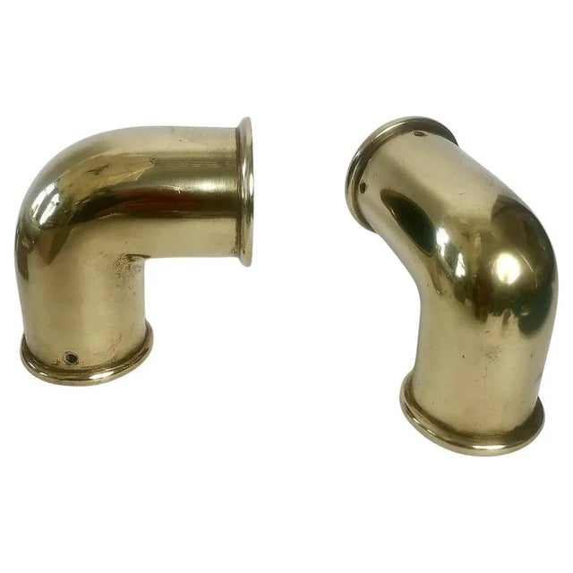 Vintage Austrian Brass Scones, 1930s, Set of 2 For Sale - Image 15 of 15