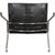 Black PK-22 Chair in Black Grace Leather by Poul Kjærholm For Sale - Image 8 of 16