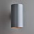 Silver Large Hans-Agne Jakobsson C627 'Rulle' Outdoor Sconce in Painted Silver For Sale - Image 8 of 10
