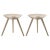 Set of Beige Oak Stools by Lassen For Sale - Image 10 of 10