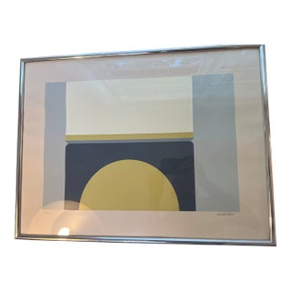 Fran DeBellas Optical Art Lithograph Artist's Proof For Sale