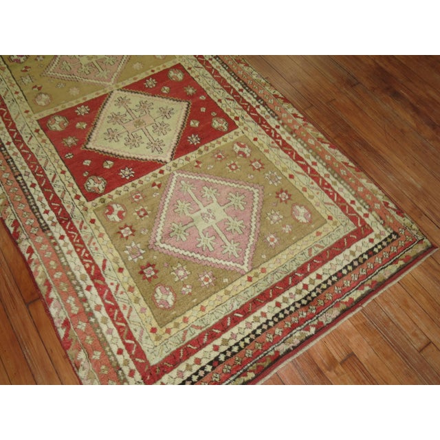 Early 20th Century Antique Zabihi Collection Karabagh Carpet - 4' x 7'9" For Sale - Image 5 of 9