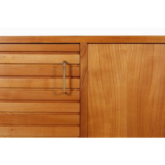 1950s Mid-Century French Sideboard in Cherrywood, 1950s For Sale - Image 5 of 18