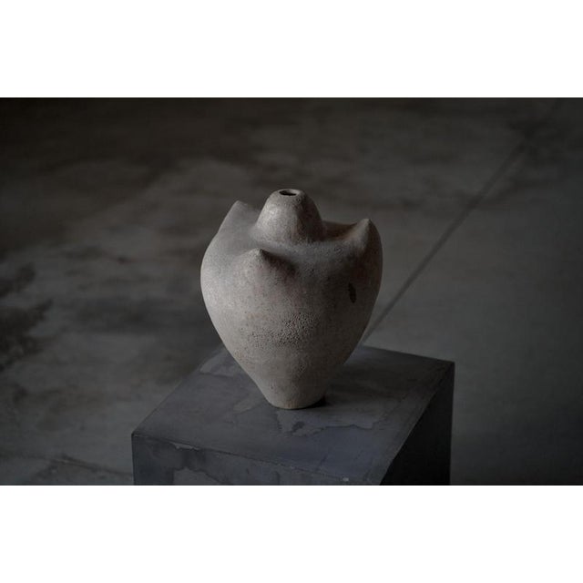 Vintage French Sculptural Vase, 1970s For Sale - Image 4 of 9