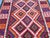 2000 - 2009 Afghan Maimana Kilim Area Rug, Handwoven Wool, 6x9, Red & Indigo For Sale - Image 5 of 10