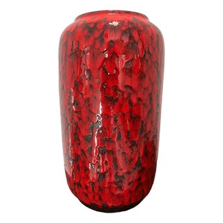 Large German Floor Vase from Scheurich, 1960s For Sale