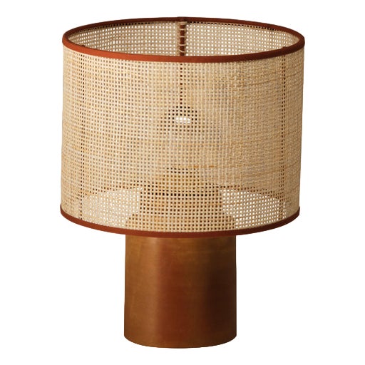 Small I Sonora Rattan Table Lamp by Nassi For Sale