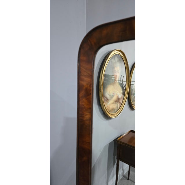 Regency Mahogany Cheval Mirror, 1830 For Sale - Image 14 of 14