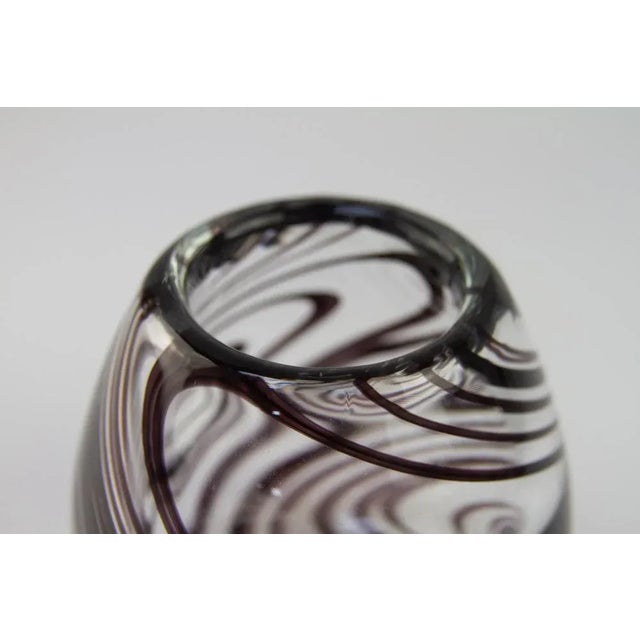 Vintage Danish Teardrop Glass Vase by Holmegaard, 1970s For Sale - Image 10 of 13