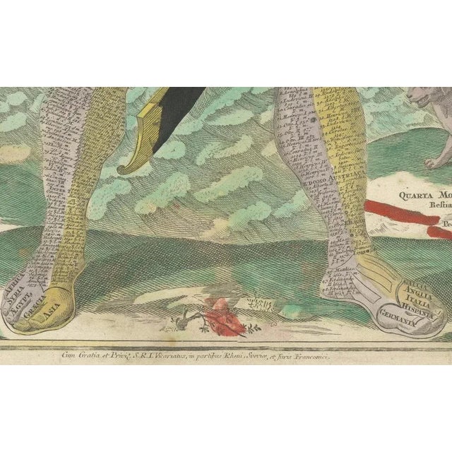 Colossus Depicting King Nebuchadnezzar's Dream, 1740, Engraving For Sale - Image 4 of 7