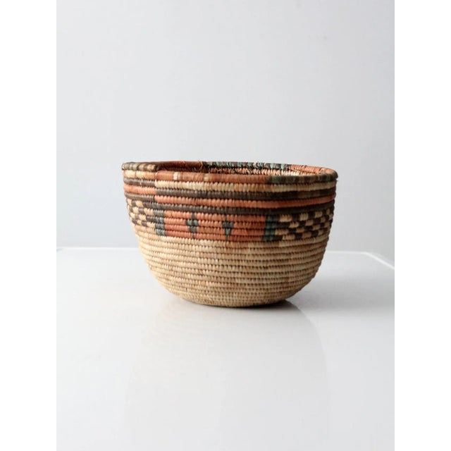 Vintage Coiled Basket For Sale - Image 12 of 12