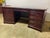 1960s Vintage Mid Century Modern Rosewood Oriental Chinese Asian Executive Desk For Sale - Image 5 of 12