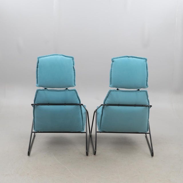 Vintage Scandinavian Villstad Armchairs by Arl Öjerstam for Ikea, 2000s, Set of 2 For Sale - Image 3 of 9