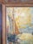 Mid-Century Modern Mid-Century Modern Abstract Impressionist Nautical Painting of a Sailboat, Signed For Sale - Image 3 of 16