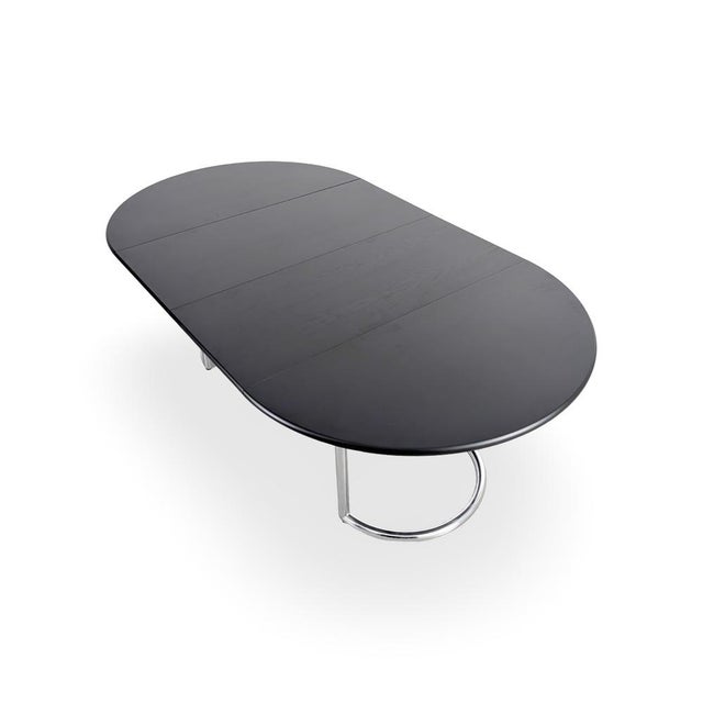 Black Bauhaus Extendable Dining Table from Läsko For Sale - Image 8 of 11