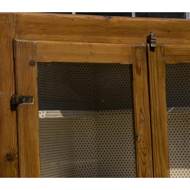 Wood Fir 2-Door Cupoard, 1900s For Sale - Image 7 of 18