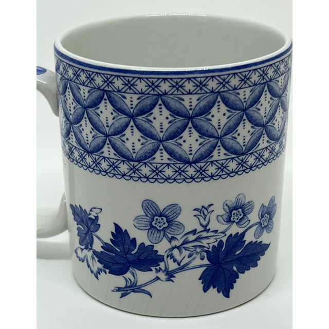 Late 20th Century Spode Blue Room Collection Mugs- Set of 4 For Sale - Image 6 of 11