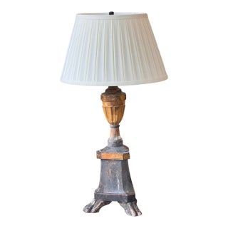 19th Century Italian Altarstick Lamp For Sale