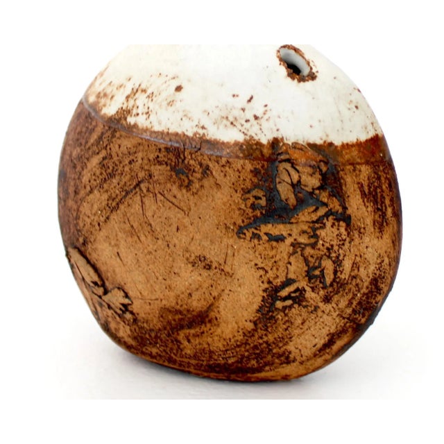 1970s Isabel Parks Ceramic Vessel or Weed Pot Signed Parks Hickory Grove Studios For Sale - Image 4 of 13