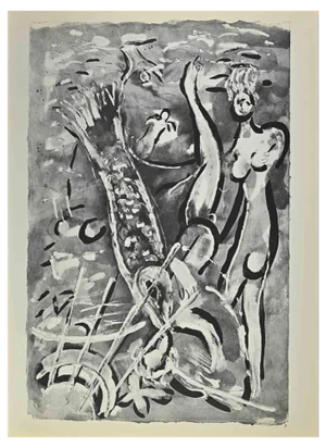Marc Chagall, Nimrod, Lithograph, 1960