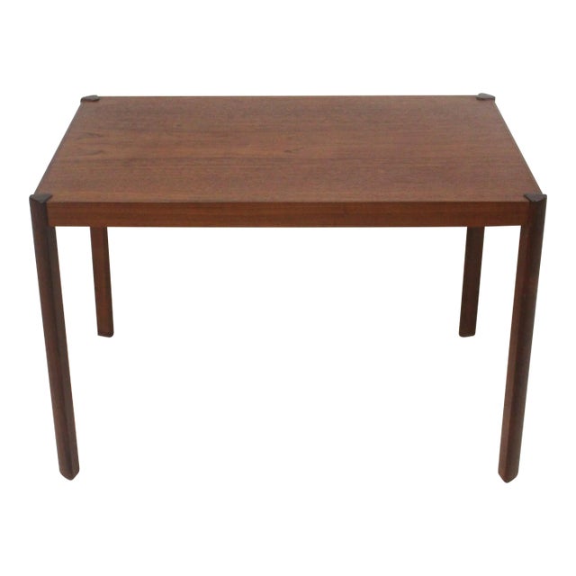 Mangus Olesen Styled Teak Rosewood Side Table Denmark For Sale
