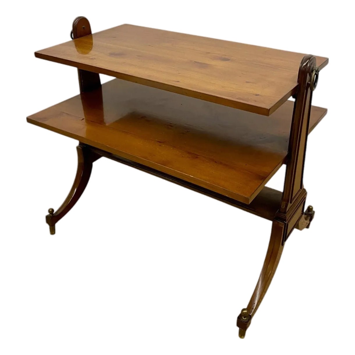 Vintage Ethan Allen Two-Tiered End or Side Table | Chairish