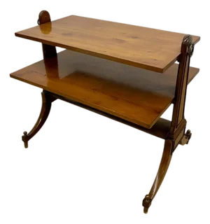 Vintage Ethan Allen Two-Tiered End or Side Table