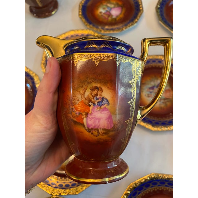 1930s Complete Rosenthal “Maria” Porcelain Tea Service – Selb Germany – 29 Pieces For Sale - Image 9 of 15