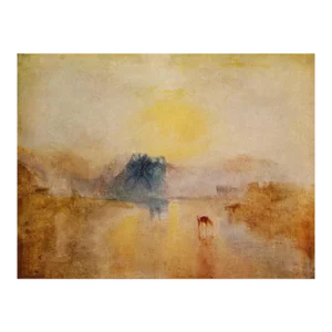 1960 After Joseph Turner "Norham Castle: Sunrise" Vintage First Limited Edition Print