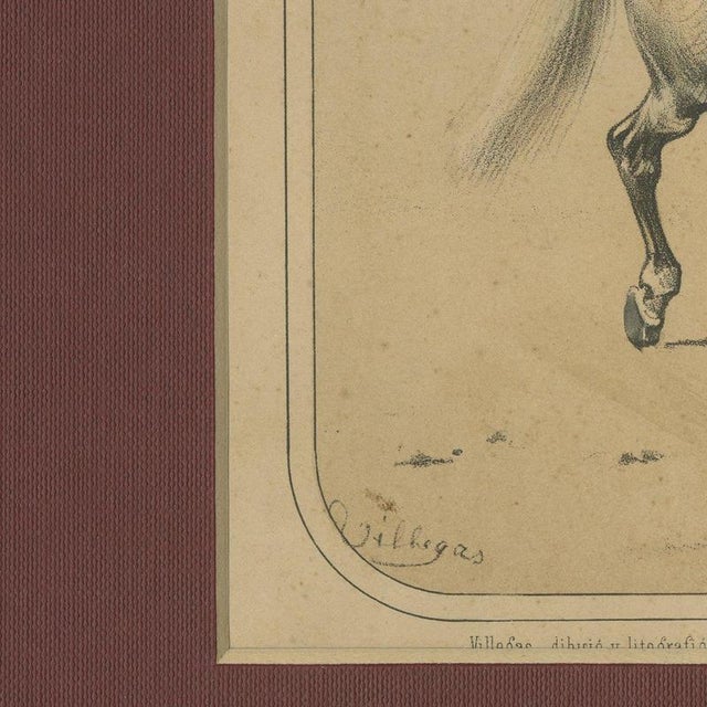 José Rubio Villegas, Dragoon and Kettledrummer, 1861, Lithograph For Sale - Image 9 of 12