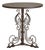 French Iron + Concrete Guéridon Side Table, 1940s For Sale