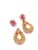 Not Yet Made - Made To Order Bochic “Flamenco” Ruby & Multi gem Chandelier Earrings Set 18K Gold&Silver For Sale - Image 5 of 12