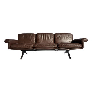DS31 Sofa in Brown Leather from de Sede, 1970s For Sale