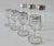 Mid-Century Modern Vintage MCM Dorothy Thorpe & Italian Silver Tiered and Rimmed Glass Cordials (Asst..)- 7 Pieces For Sale - Image 3 of 10