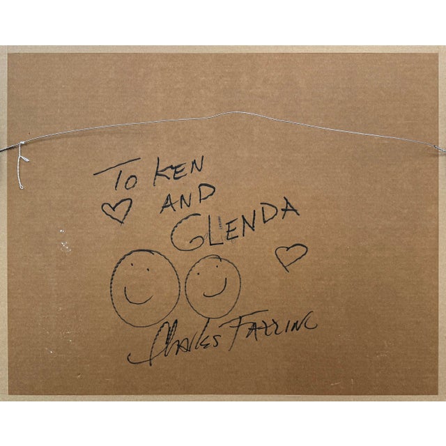 1980s Charles Fazzino, Sun and Fun, Hand Signed 3d Mixed Media, 31 X 38 In. Framed, 1988 For Sale - Image 5 of 5