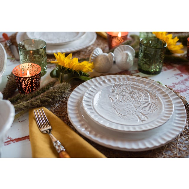 2020s VIETRI Pietra Tacchino Figural Deep Serving Bowl For Sale - Image 5 of 7