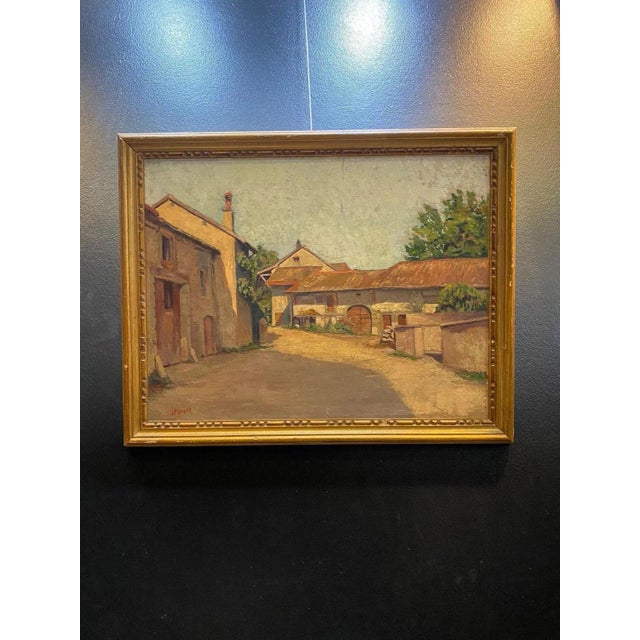 J. Mossaz is a Geneva artist from the 20th century. Work on canvas sold with frame Total size with frame 49x62 cm This...