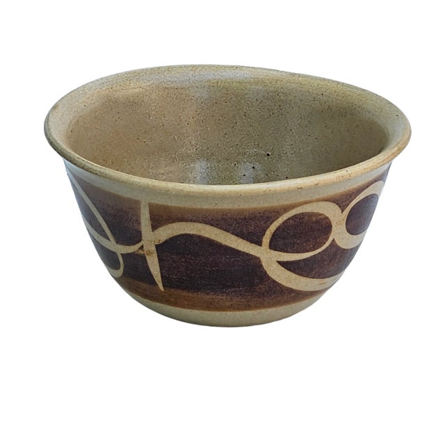 1970s Mixing Bowl "Stoneware Designs West" California Pottery #809 For Sale - Image 5 of 9