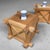 Mid-Century Modern Japanese Shinto Sakaki Flower Stands in Kiso Hinoki Wood, 1970s, Set of 2 For Sale - Image 3 of 16
